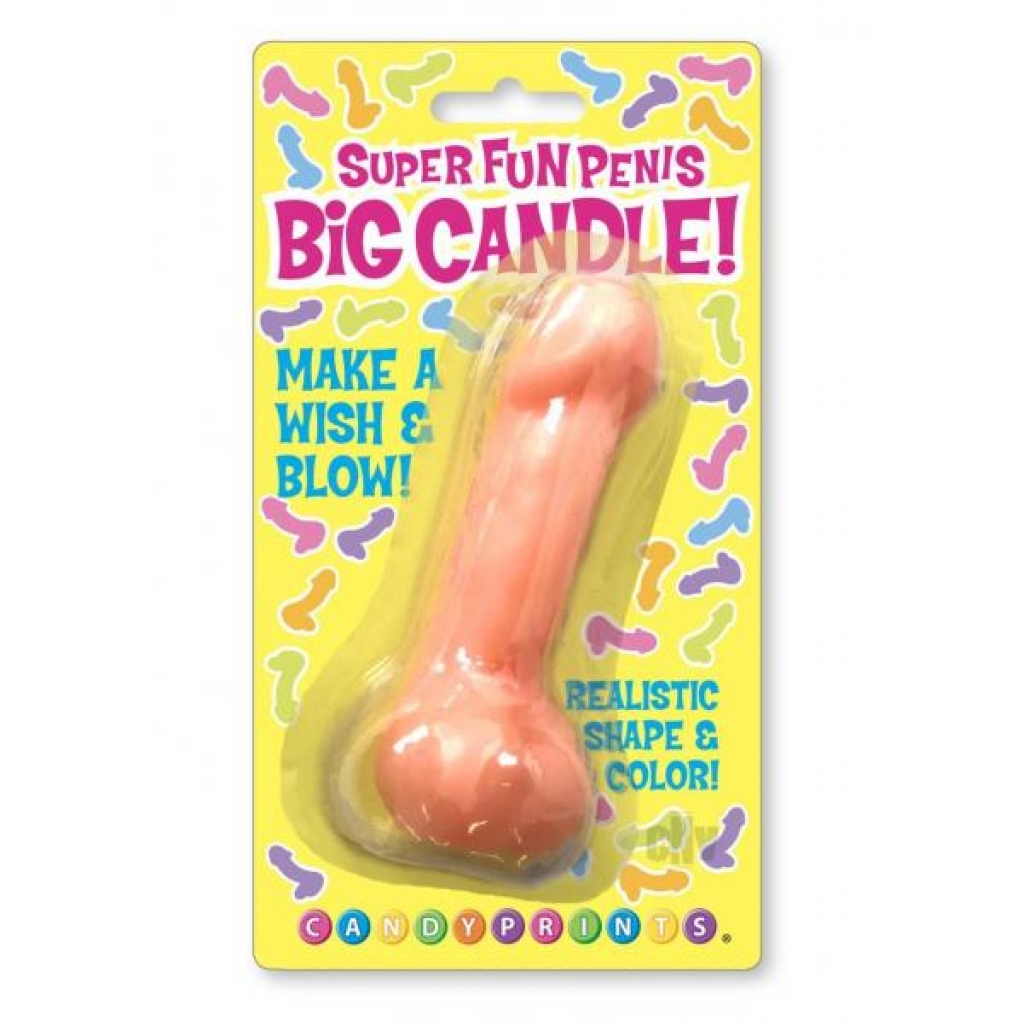 Super Fun Big Penis Candle Pink - Little Genie Productions Llc.