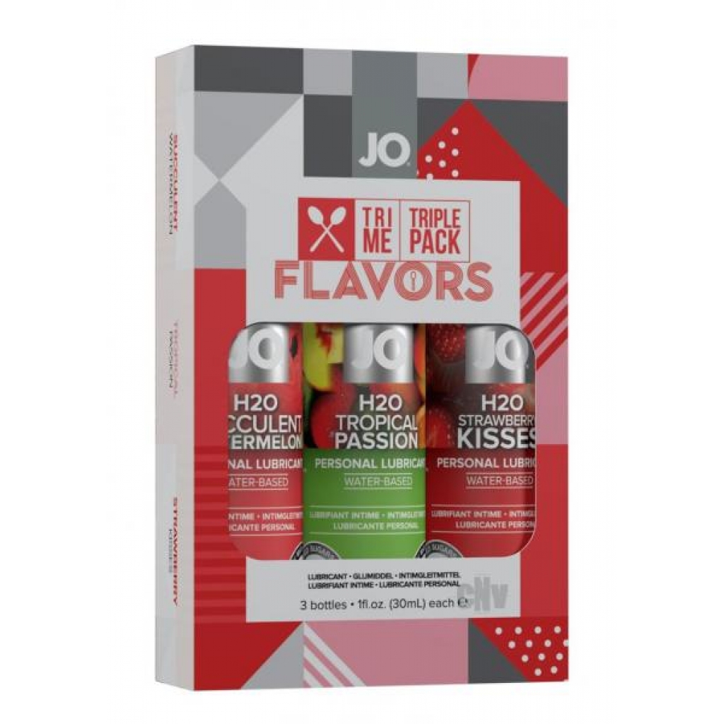 Jo Tri Me Triple Pack Personal Lubricants - Flavors