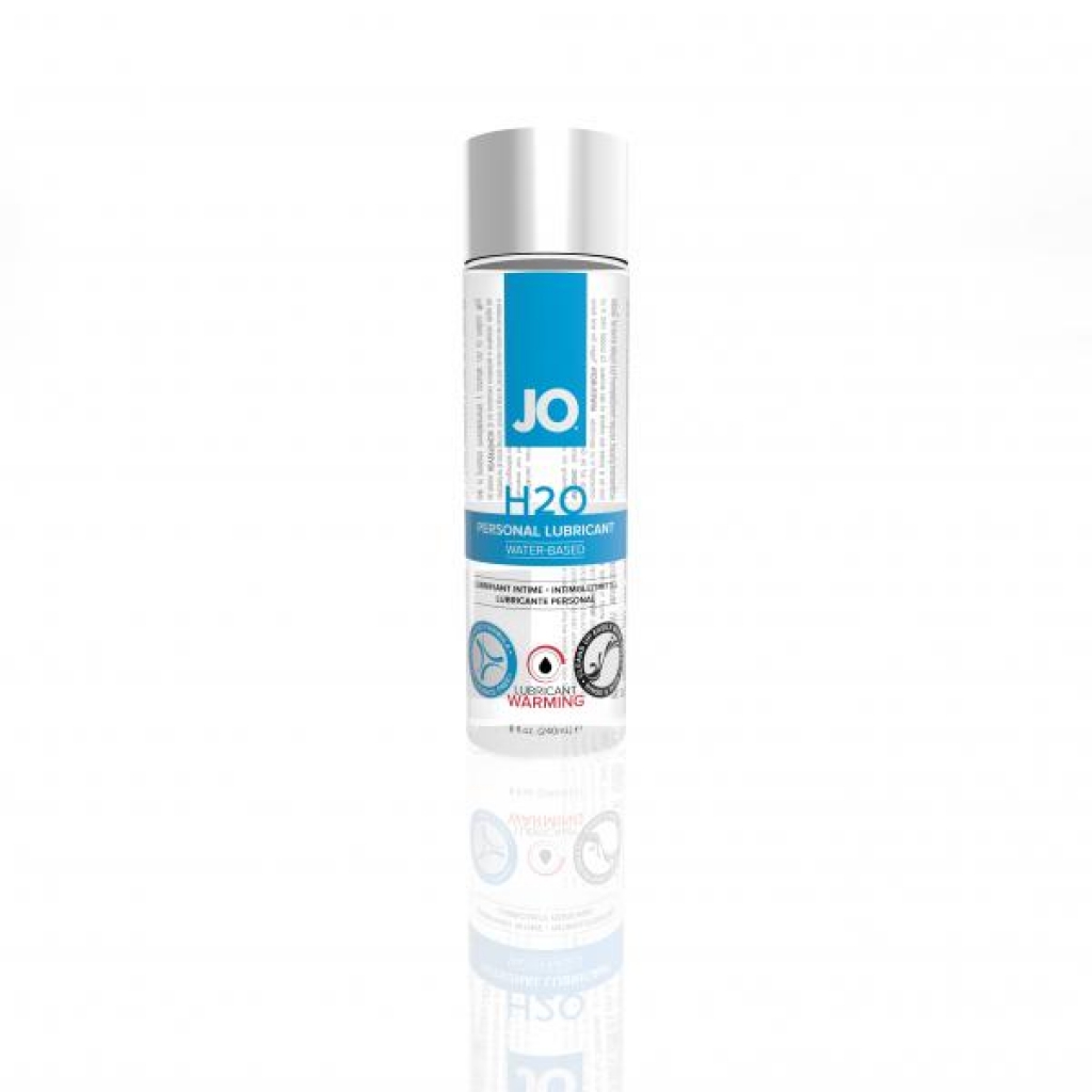 Jo H2O Warming Water Based Lubricant - 8 oz Bottle