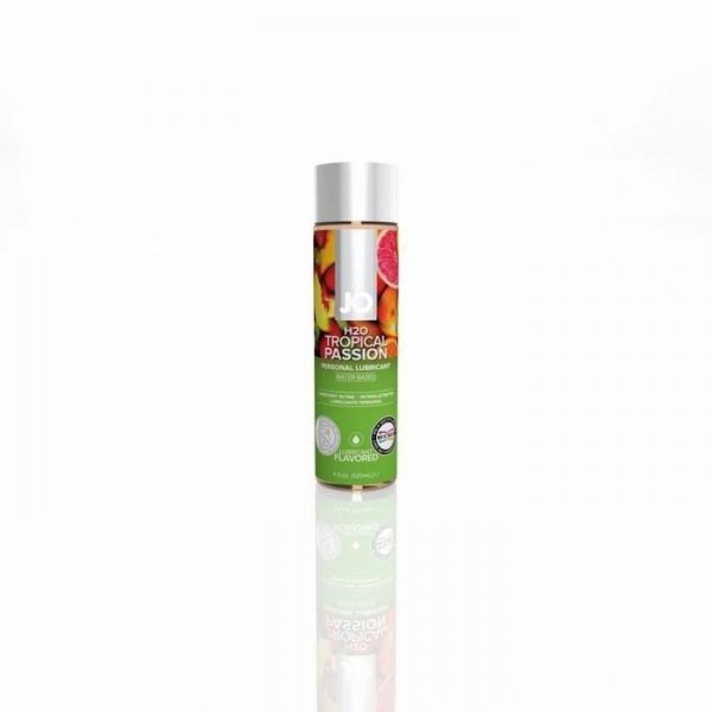 Jo H2O Flavored Water Based Lubricant Tropical Passion 4 Ounce - System Jo