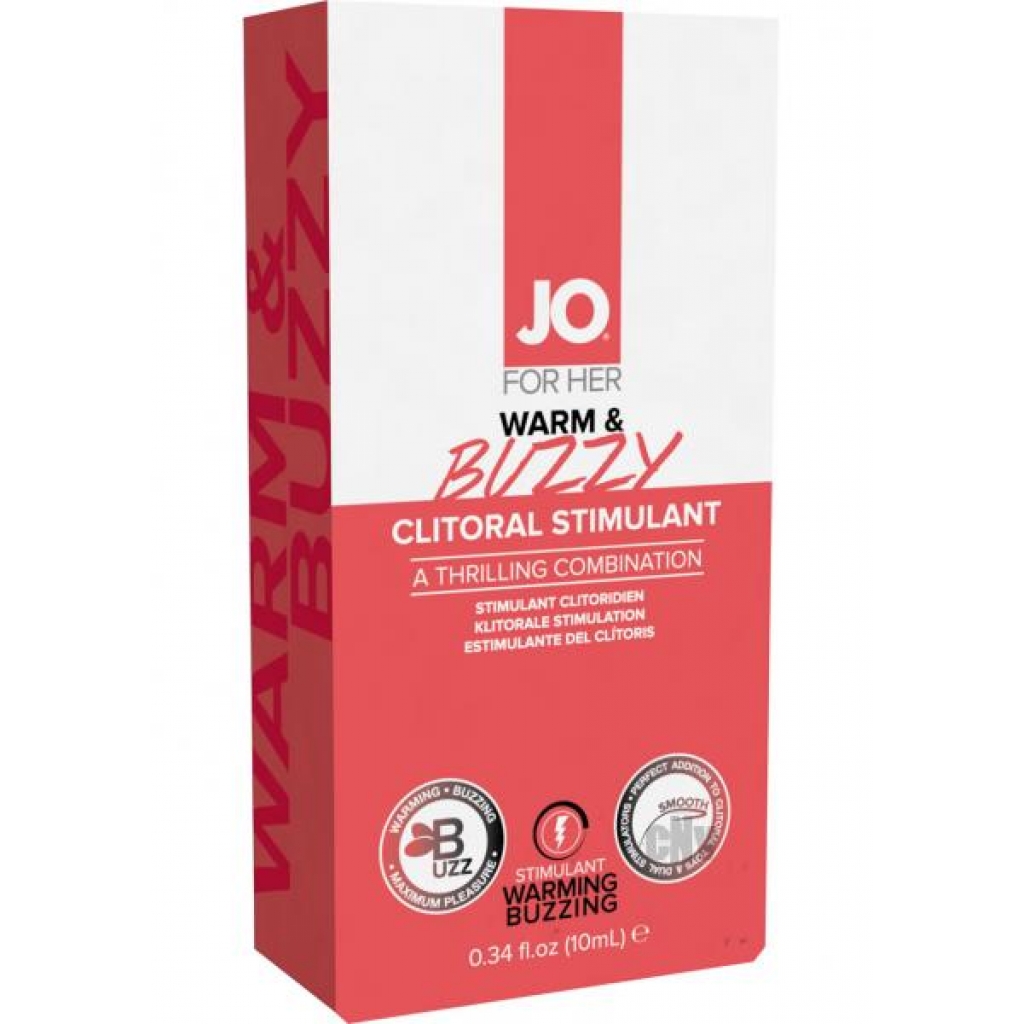 JO Warm And Buzzy Clitoral Cream 10ml - System Jo