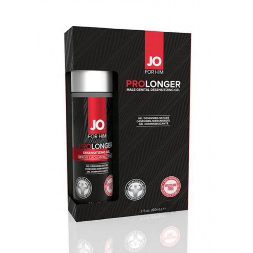 Jo Prolonger Gel Desensitizer Benzocaine Free 2oz - System Jo