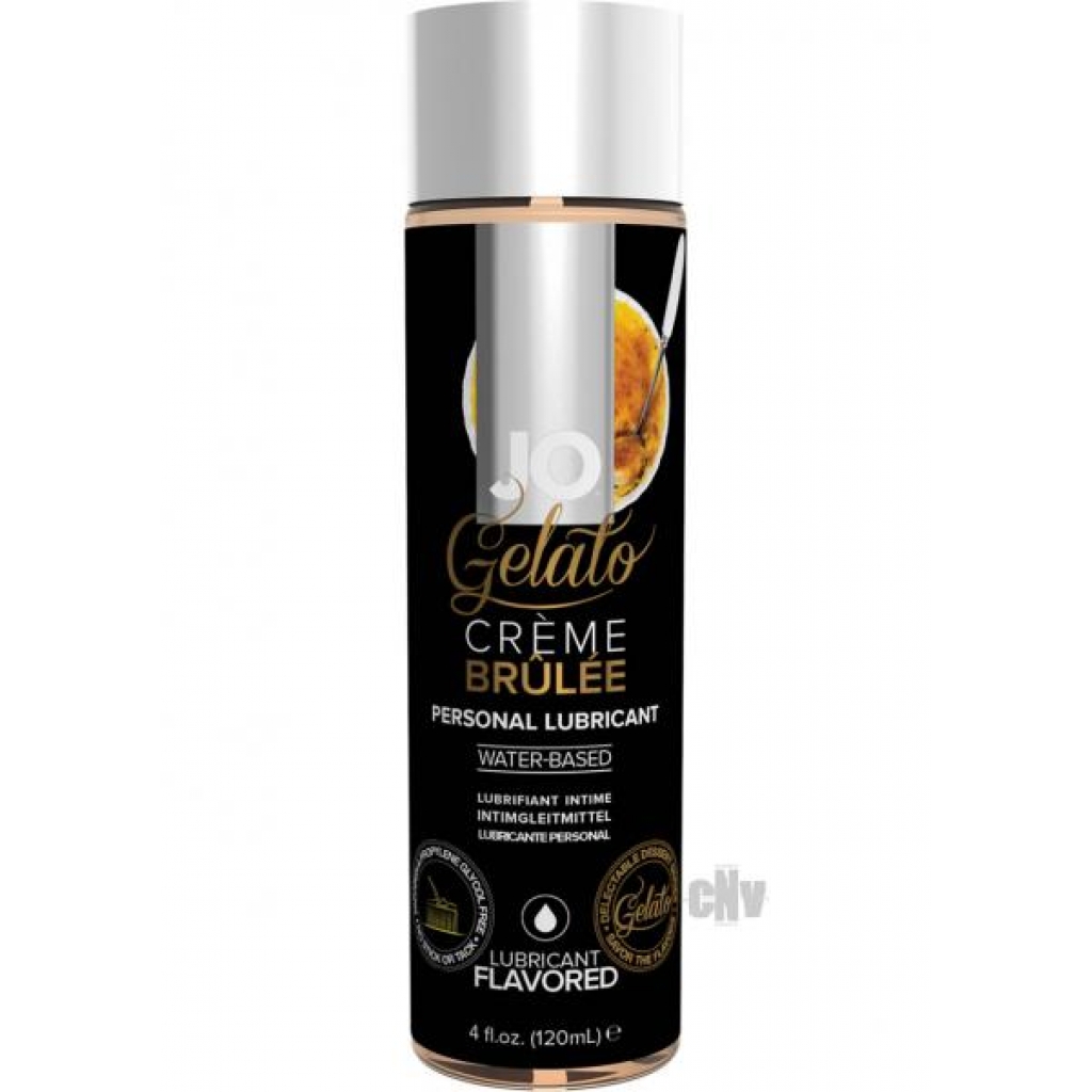 JO Gelato Flavored Lubricant - Crème Brûlée Delight in 4oz