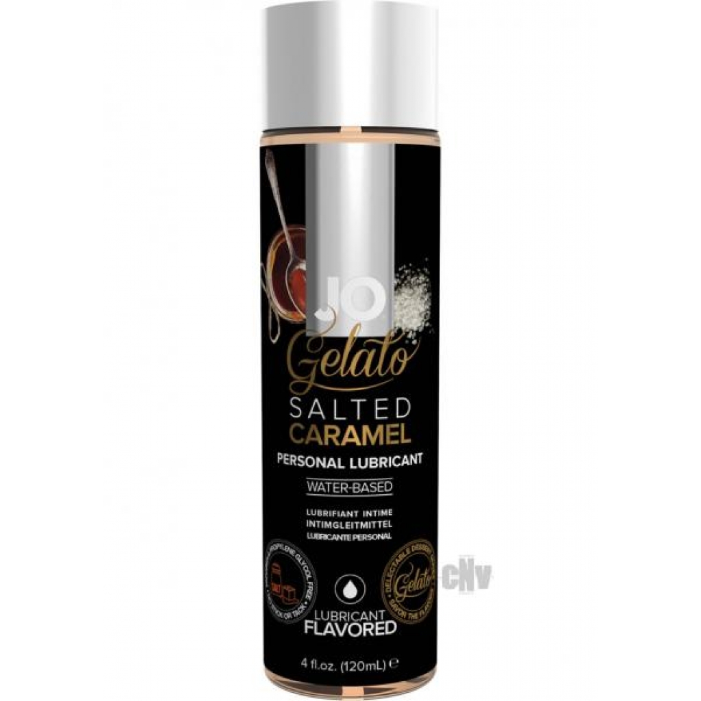 JO Gelato Flavored Lube Salted Caramel 4oz - System Jo