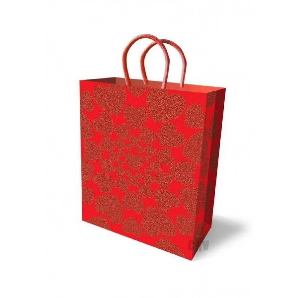 Glitter Hearts Gift Bag - Little Genie Productions Llc.