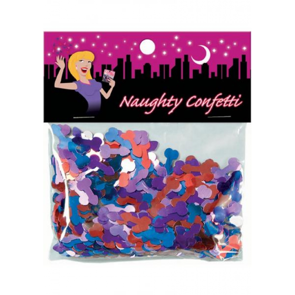 Naughty Confetti Penis Assorted Colors - Kheper Games