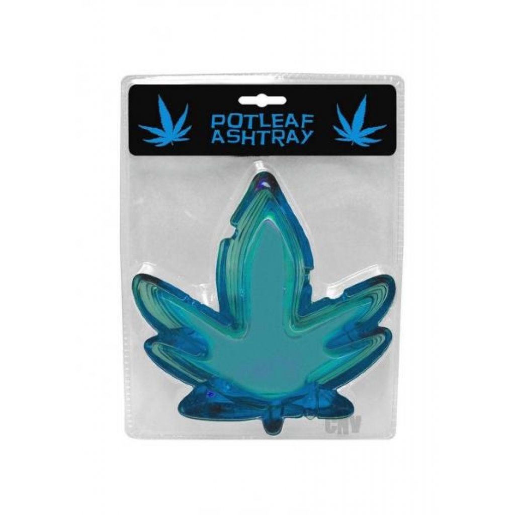 Blue Pot Leaf Ashtray - Kheper Games, Inc.