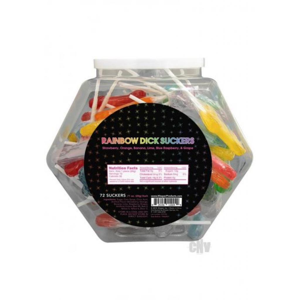 Rainbow Dick Suckers 72 Fish Bowl - Kheper Games, Inc.