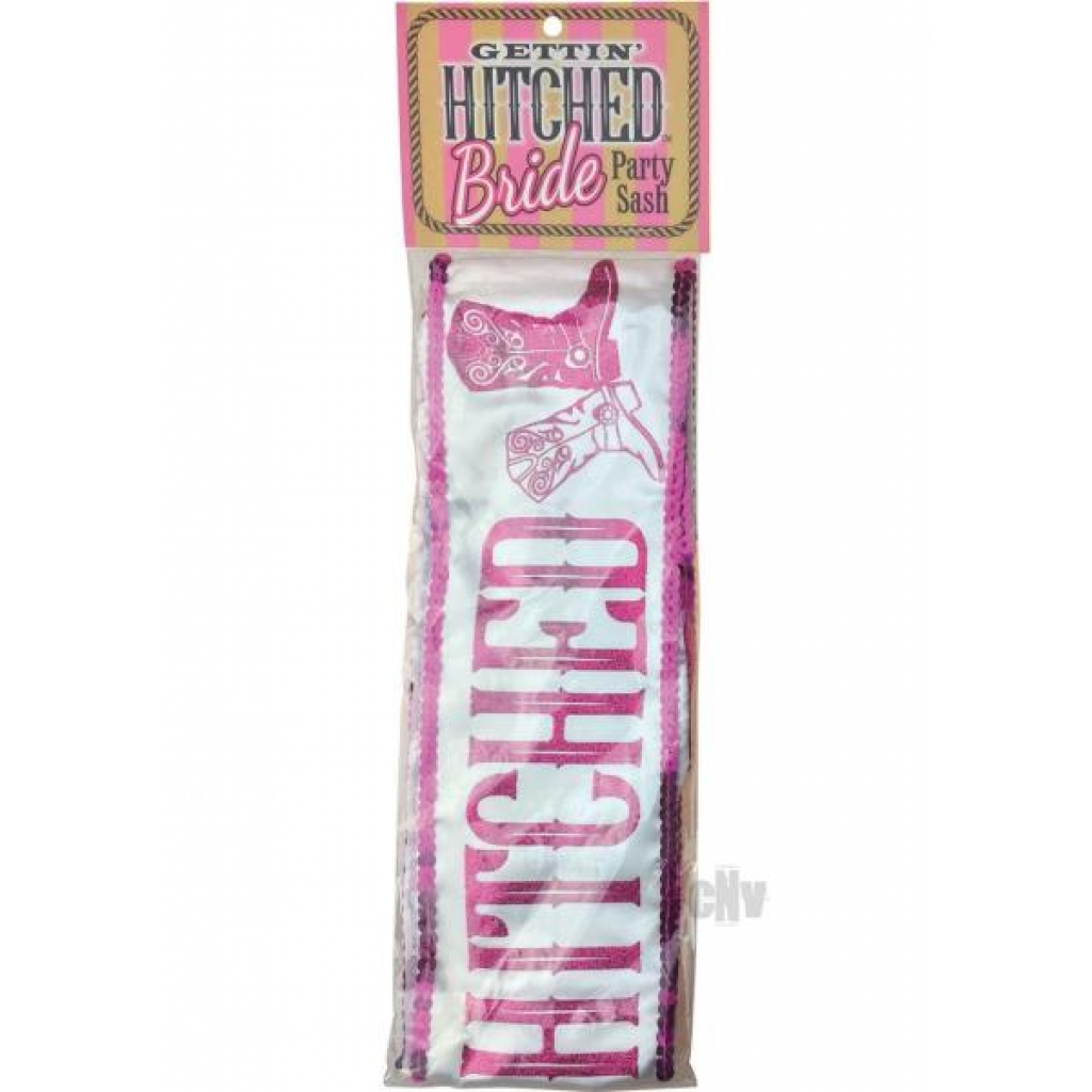 Getting Hitched Glitter Sash - Little Genie 