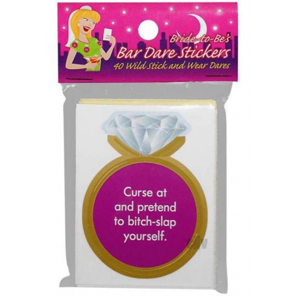 Bride To Be's Bar Dare Stickers - Kheper Games