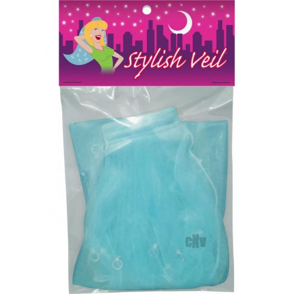 Bride To Be Stylish Veil Blue  - Kheper Games