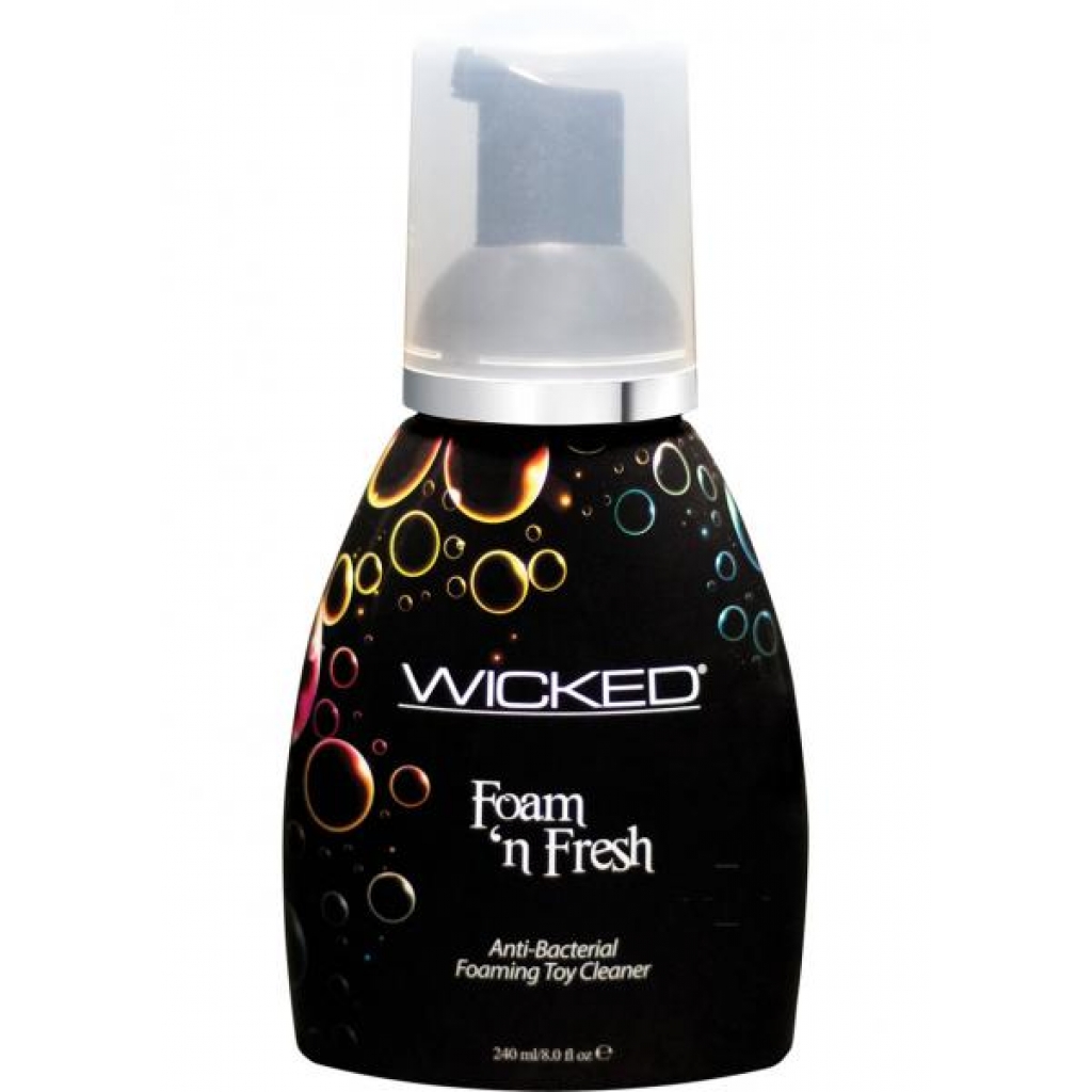 Wicked Foam N Fresh Toy Cleaner 8oz - Wicked Lubes