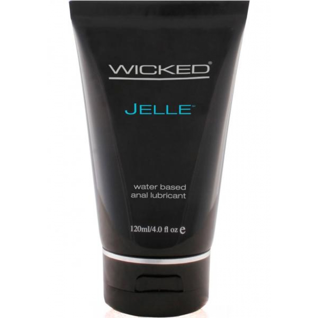 Wicked Jelle Water Based Anal Lubricant Fragrance Free (4 oz)