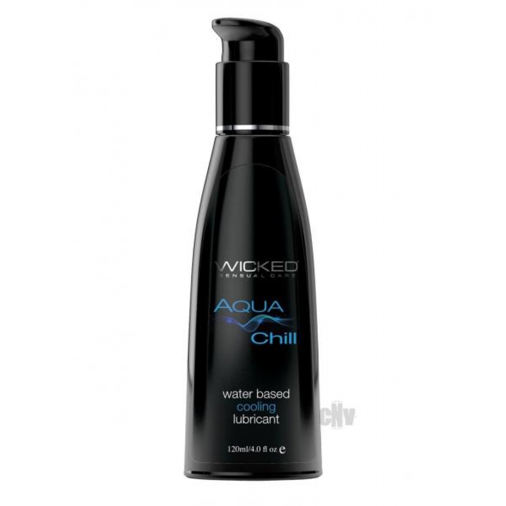 Wicked Aqua Chill Cooling Lube 4oz - Wicked Sensual Care