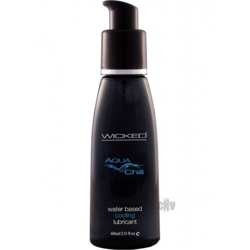 Wicked Aqua Chill Cooling Lube 2oz - Wicked Sensual Care