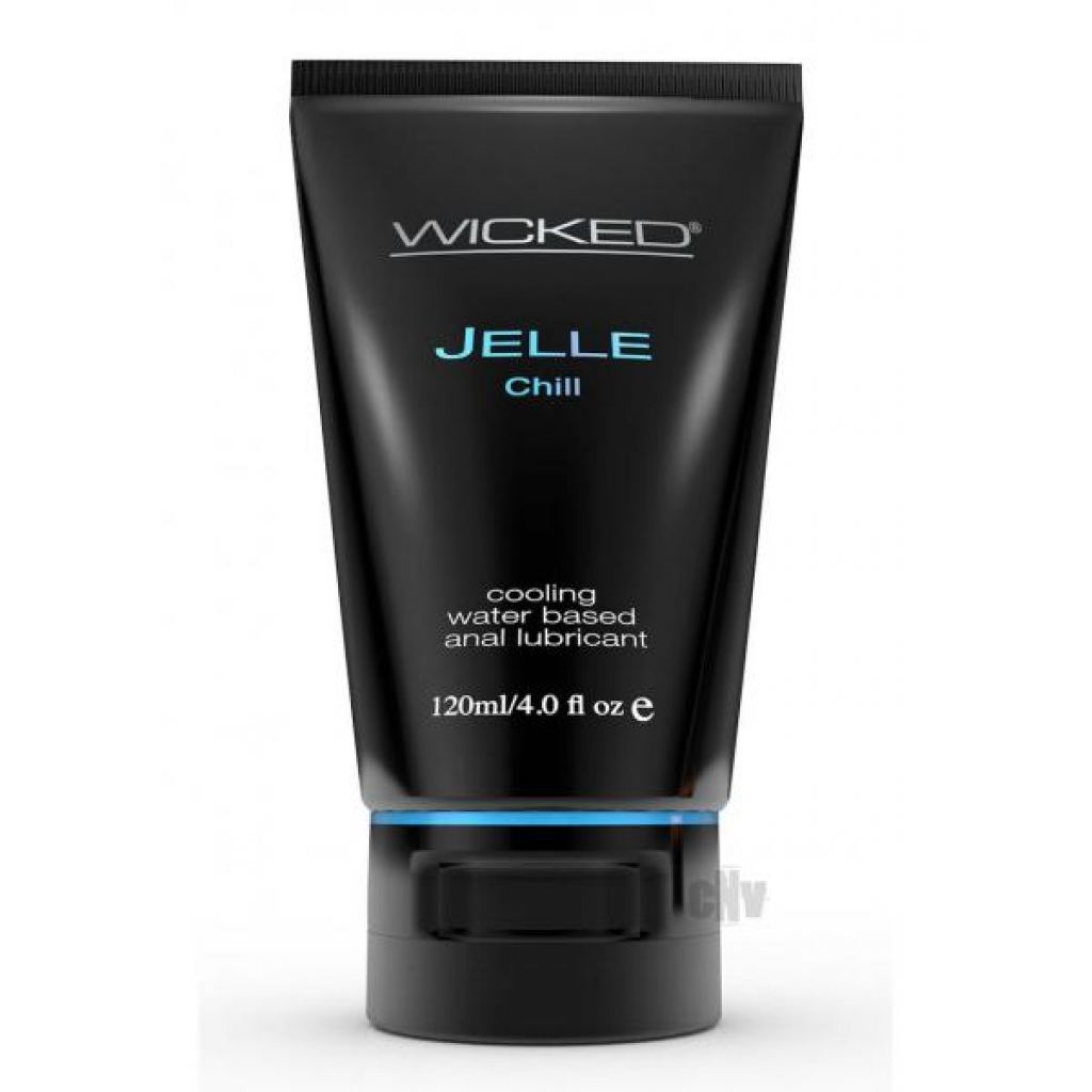 Wicked Jelle Chill Water Base Anal Gel 4oz Tube - Wicked Sensual Care