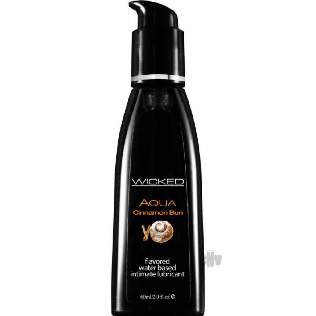 Wicked Aqua Cinnamon Bun Lube 2oz - Wicked Sensual Care