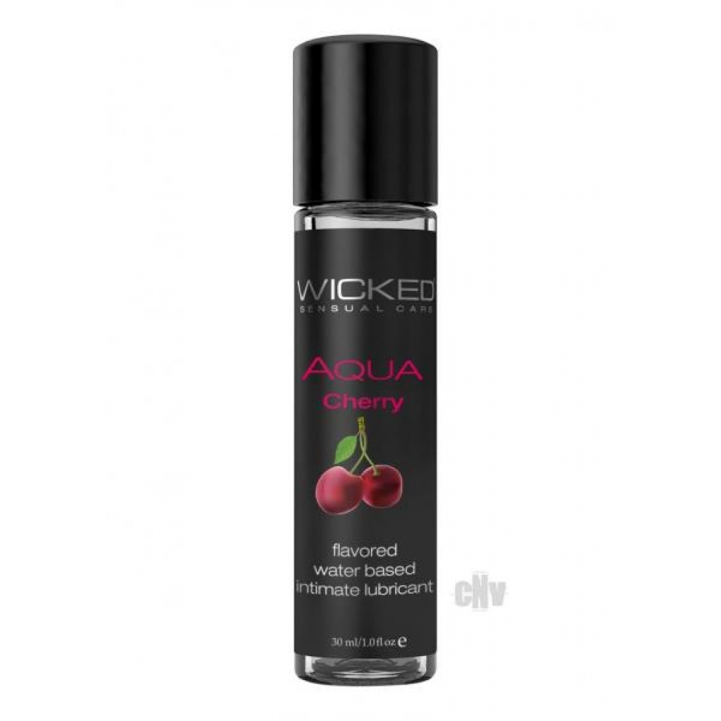 Wicked Aqua Cherry Lube 1oz - Wicked Sensual Care