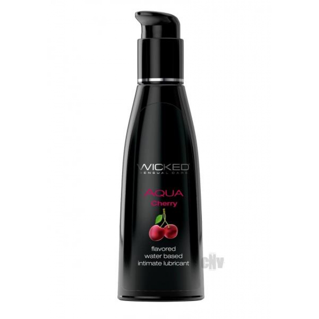 Wicked Aqua Cherry Lube 4oz - Wicked Sensual Care