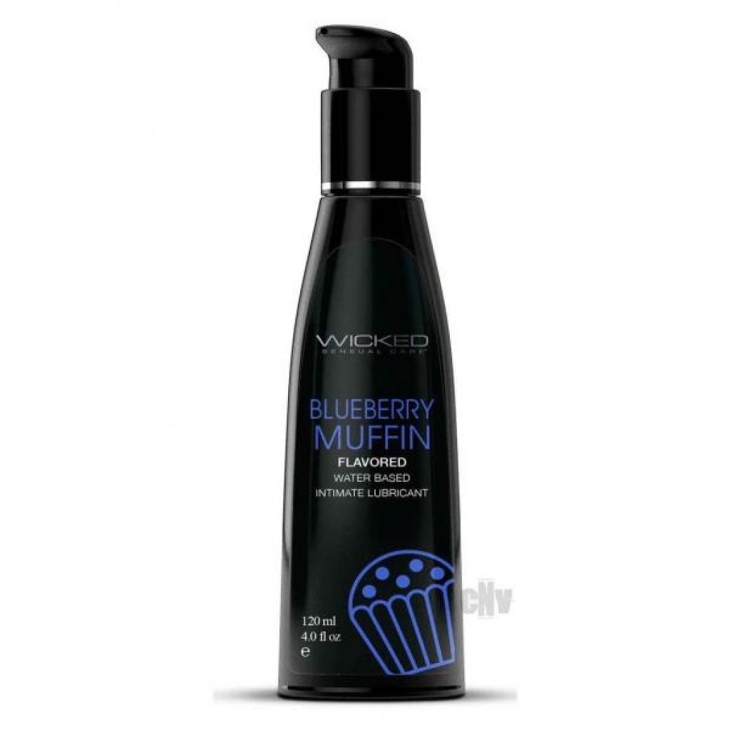 Wicked Aqua Blueberry Muffin Lube 4oz - Wicked Sensual Care