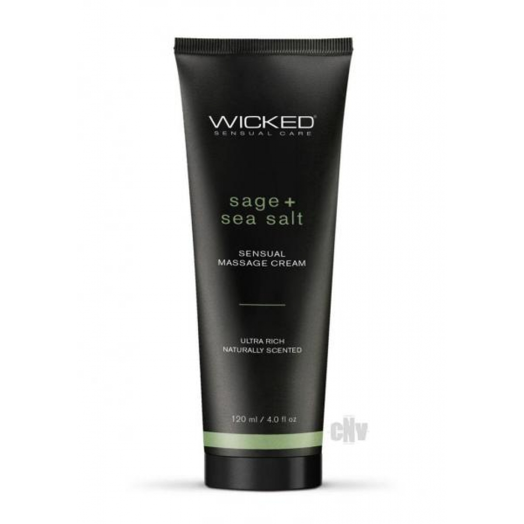 Wicked Sensual Massage Crm Sage/sea Salt - Wicked Sensual Care