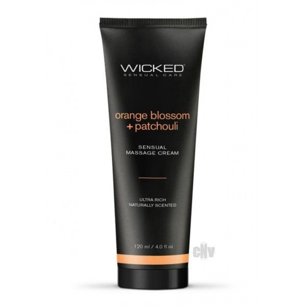 Wicked Sensual Massage Cream - Orange Blossom and Patchouli