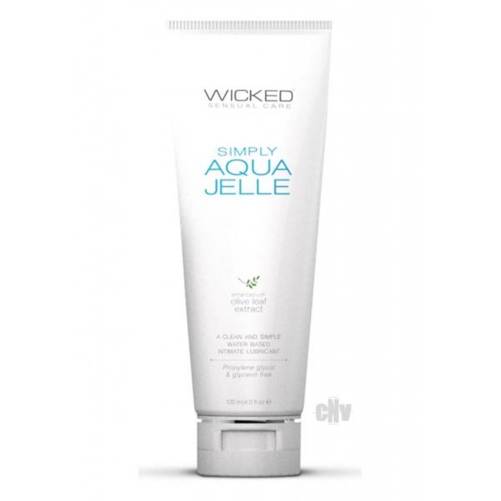 Wicked Simply Aqua Jelle Lubricant 4oz - Wicked Sensual Care