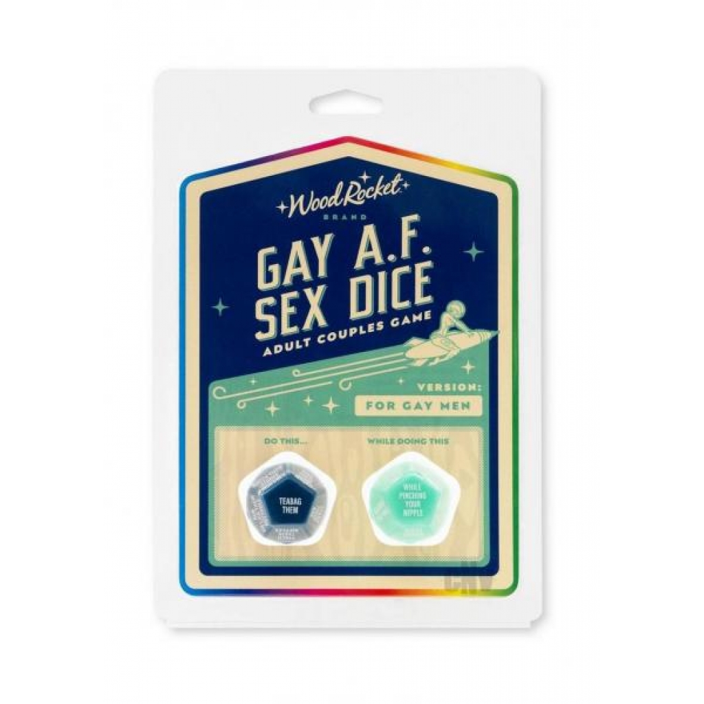 Gay Af Sex Dice Gay Men - Wood Rocket Llc