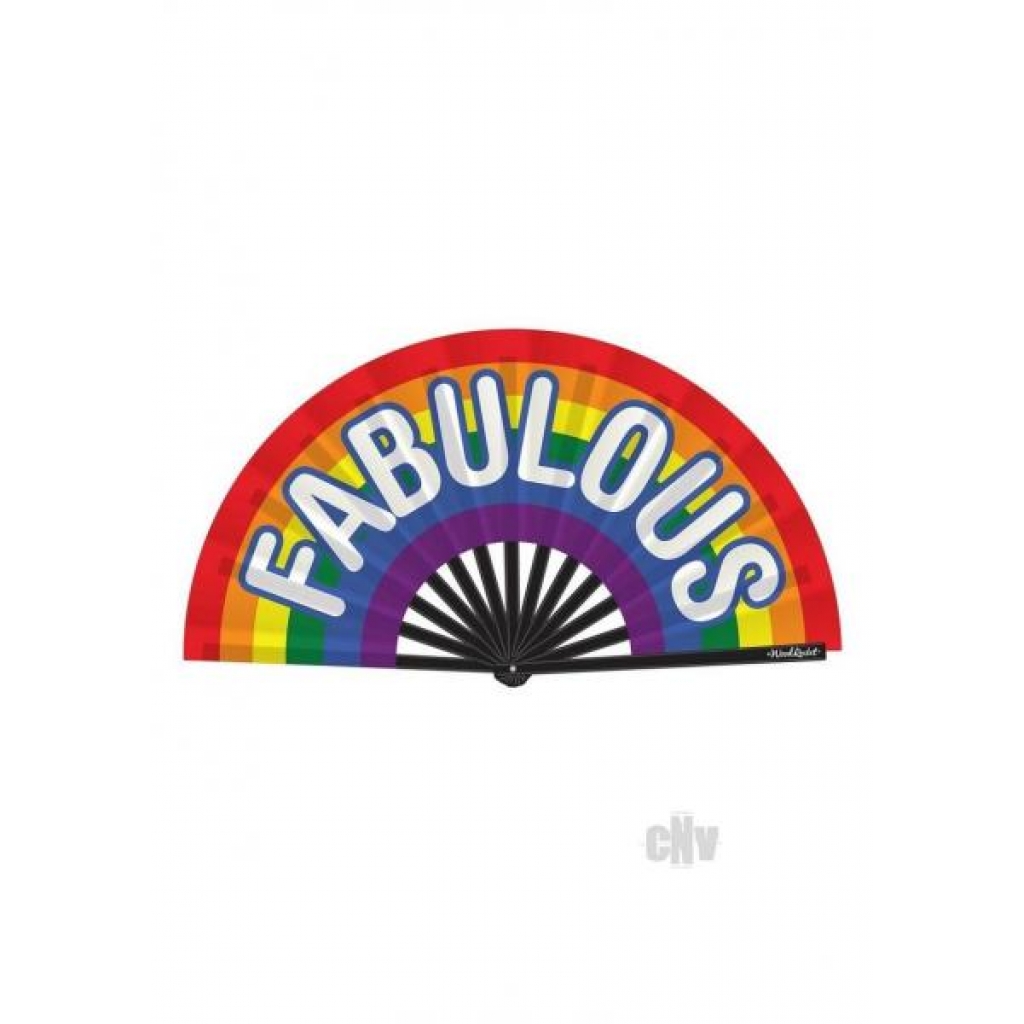 Fabulous Fan - Colorful Large Hand Fan