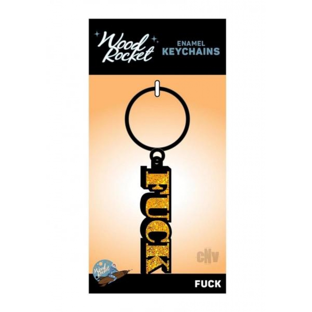 Fuck Keychain - Wood Rocket Llc