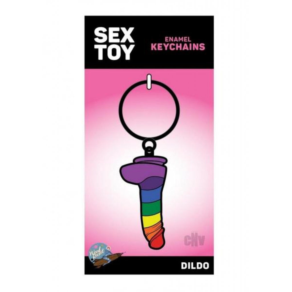 Dildo Rainbow Keychain - Fun & Playful