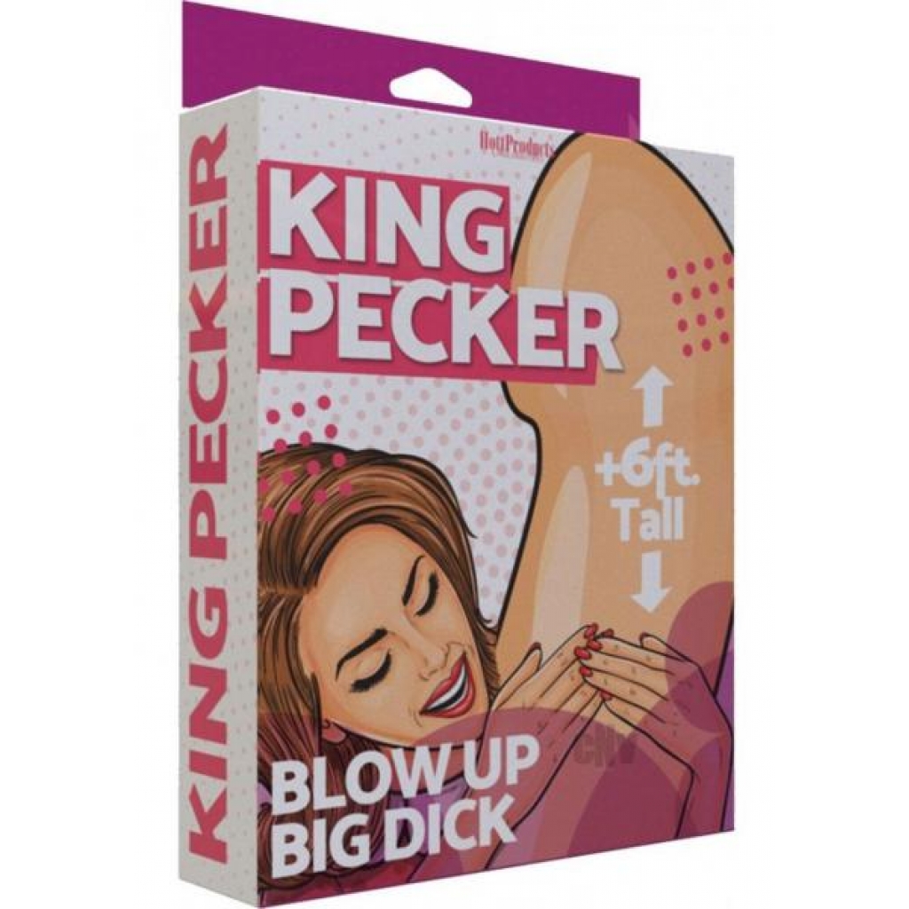 King Pecker Inflatable Pecker Vanilla - Hott Products