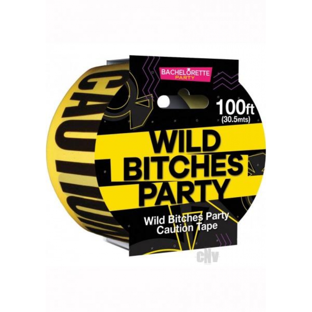 Wild Bitches Party Tape Yellow/black - Hott Products