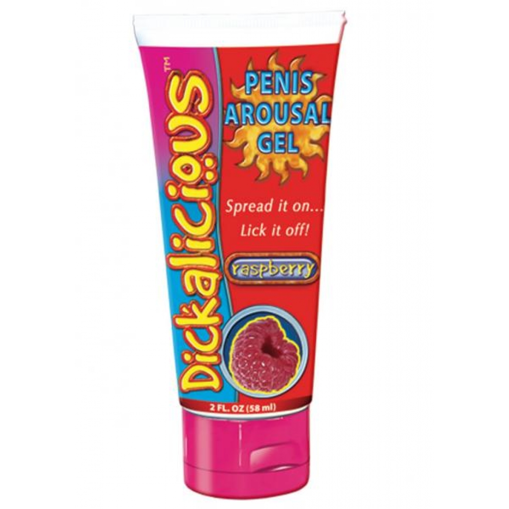 Dickalicious Penis Arousal Gel 2oz Raspberry - Hott Products