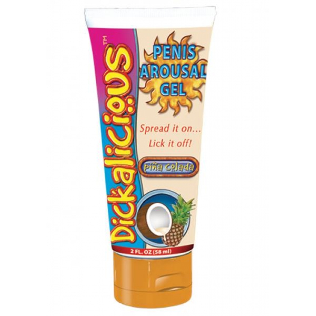 Dickalicious Penis Arousal Gel 2 oz Pina Colada - Hott Products