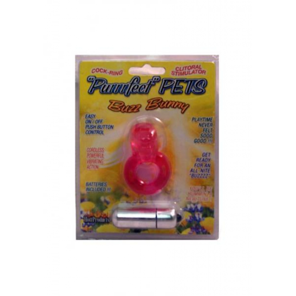 Purrrfect Pets Buzz Bunny Stimulator With Vibrating Bullet Pink - Hott Products