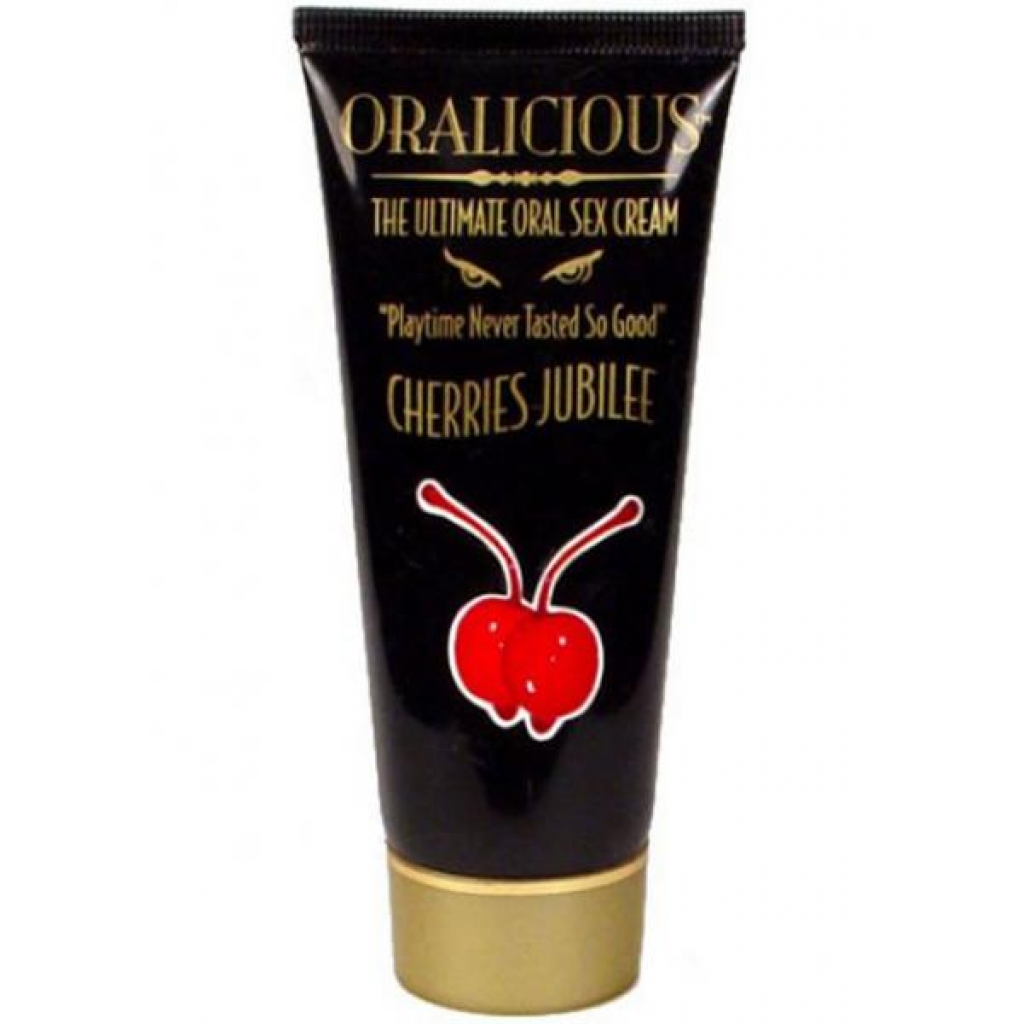 Oralicious Ultimate Oral Sex Cream 2 oz -  Cherry - Hott Products