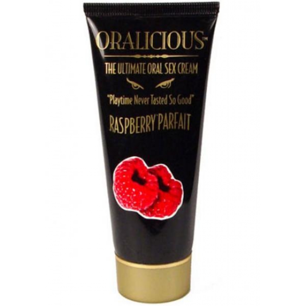 Oralicious Ultimate Oral Sex Cream 2 oz -  Raspberry Parfait - Hott Products