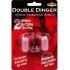 Humm Dinger Double Dinger Dual Vibrating Cock Ring Magenta - Hott Products