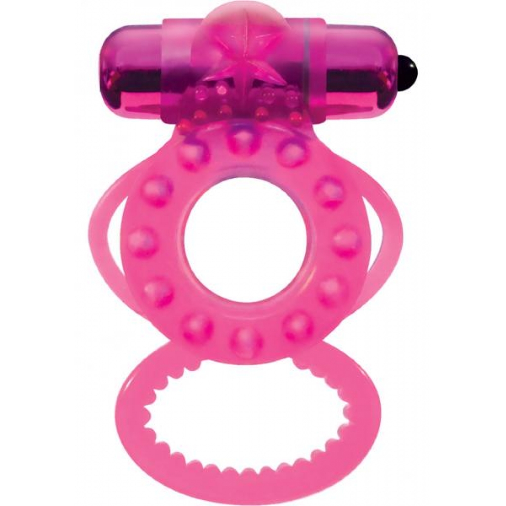 Magnetic Vibrating Cock Ring – Magenta