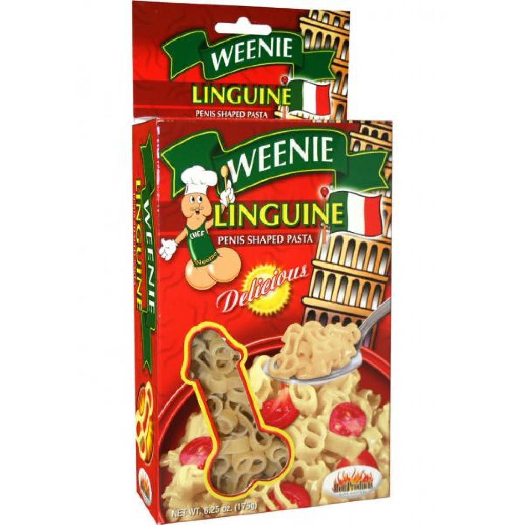 Weenie Linguini Penis Shaped Pasta 6.25 Ounce - Hott Products