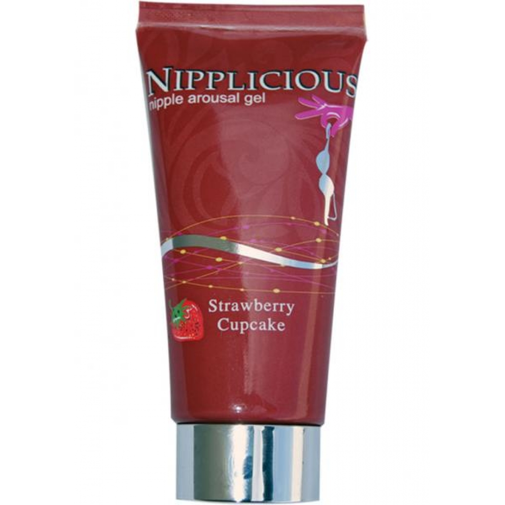 Nipplicious Nipple Arousal Gel Strawberry Cupcake 1 Ounce - Hott Products