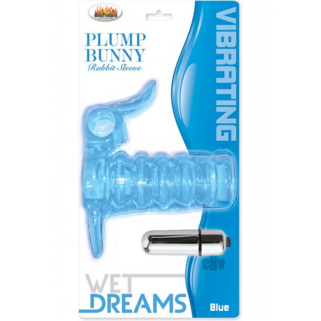 Wet Dreams Plump Bunny Blue Sleeve - Hott Products