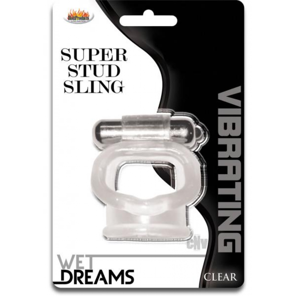 Wet Dreams Super Stud Sling Clear - Hott Products