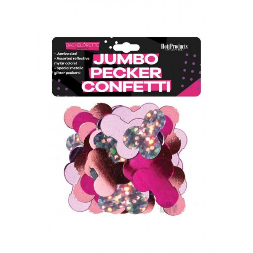 Jumbo Mylar Pecker Party Confetti - Hott Products