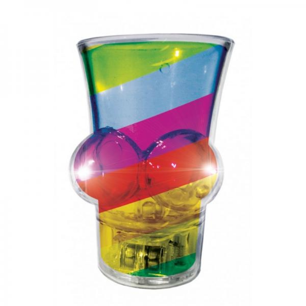 Light Up Rainbow Boobie Shot Glass - Hott Products