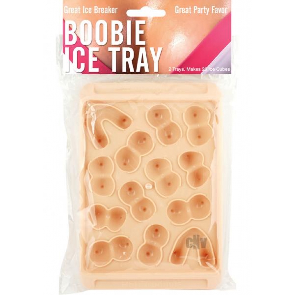 Boobie Ice Cube Tray Assorted Shapes 2 Pack - Hott Products