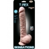 Skinsations T-Rex 10 Inch Dildo - Beige