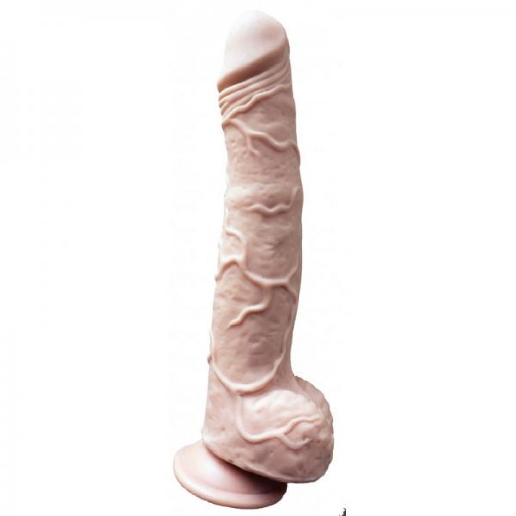 Skinsations Cockasaurus Dildo - 11 inches Beige