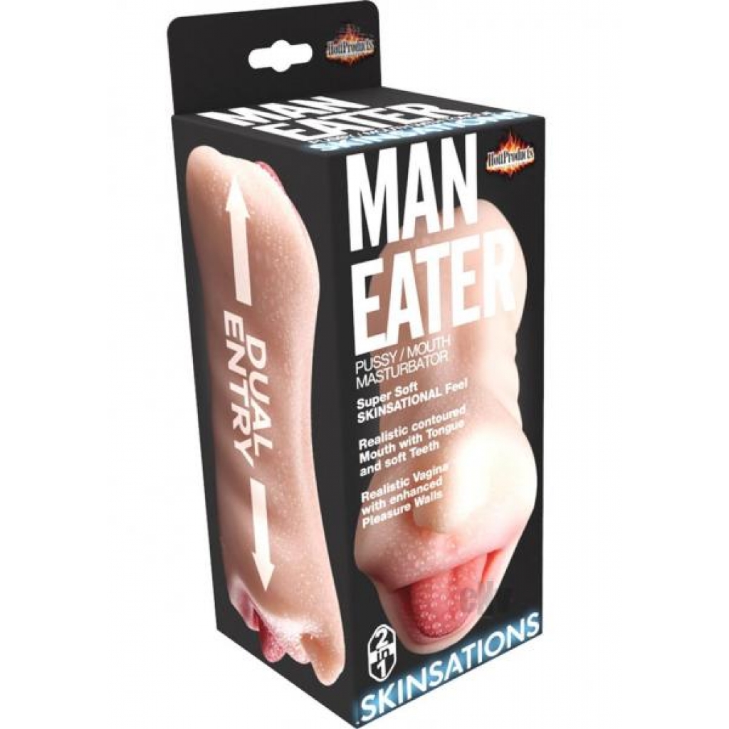 Skinsations Man Eater Pussy/Mouth Stroker - Ultimate Pleasure